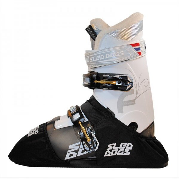 sled dogs ski boots